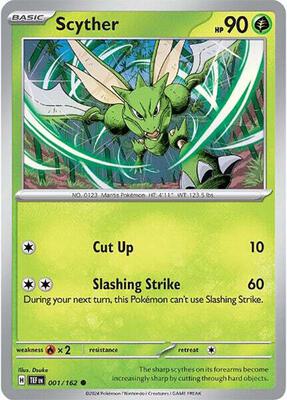 Scyther card from SV05: Temporal Forces