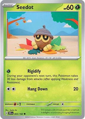 Seedot card from SV05: Temporal Forces