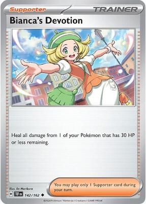 Bianca's Devotion - 142/162 card from SV05: Temporal Forces