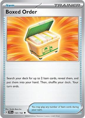 Boxed Order card from SV05: Temporal Forces