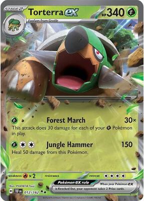 Torterra ex - 012/162 card from SV05: Temporal Forces