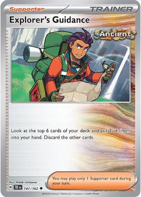 Explorer's Guidance - 147/162 card from SV05: Temporal Forces