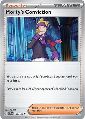 Morty's Conviction - 155/162 card from SV05: Temporal Forces