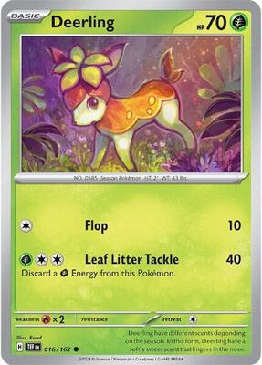 Deerling - 016/162 card from SV05: Temporal Forces