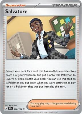 Salvatore - 160/162 card from SV05: Temporal Forces