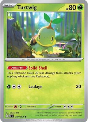 Turtwig card from SV05: Temporal Forces