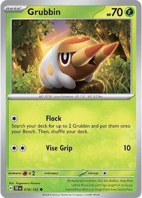 Grubbin card from SV05: Temporal Forces