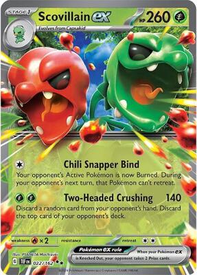 Scovillain ex card from SV05: Temporal Forces