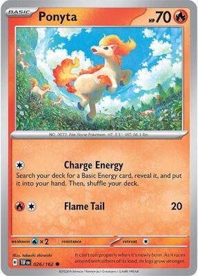 Ponyta card from SV05: Temporal Forces
