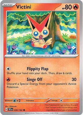 Victini card from SV05: Temporal Forces