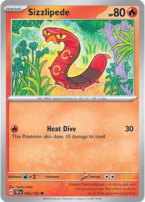 Sizzlipede card from SV05: Temporal Forces