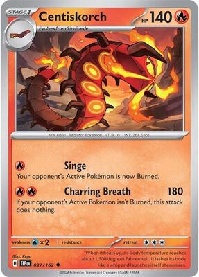 Centiskorch card from SV05: Temporal Forces