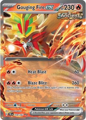 Gouging Fire ex - 038/162 card from SV05: Temporal Forces