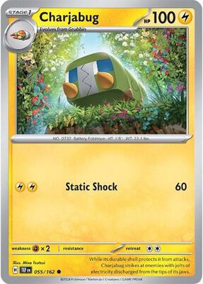 Charjabug - 055/162 card from SV05: Temporal Forces