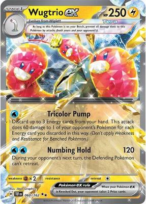 Wugtrio ex - 060/162 card from SV05: Temporal Forces