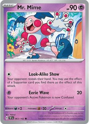 Mr. Mime card from SV05: Temporal Forces