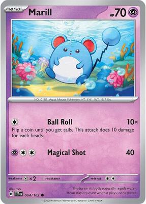 Marill card from SV05: Temporal Forces