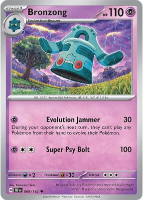 Bronzong card from SV05: Temporal Forces