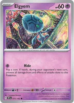 Elgyem card from SV05: Temporal Forces