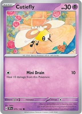 Cutiefly - 075/162 card from SV05: Temporal Forces