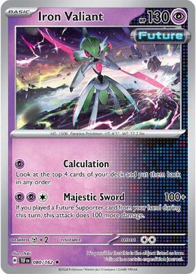 Iron Valiant - 080/162 card from SV05: Temporal Forces