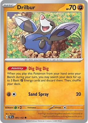 Drilbur card from SV05: Temporal Forces