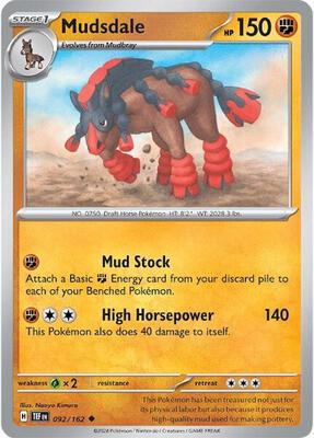 Mudsdale - 092/162 card from SV05: Temporal Forces