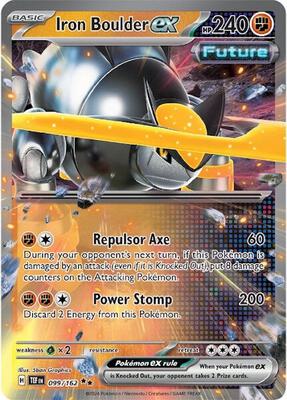 Iron Boulder ex - 099/162 card from SV05: Temporal Forces
