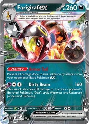 Farigiraf ex - 108/162 card from SV05: Temporal Forces