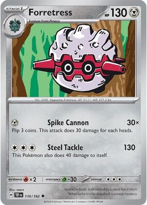 Forretress card from SV05: Temporal Forces