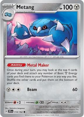 Metang card from SV05: Temporal Forces