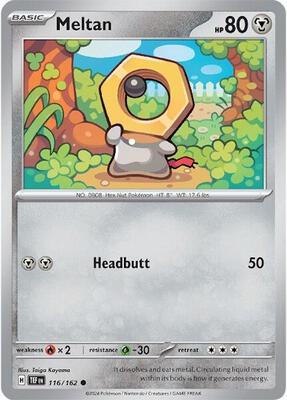 Meltan - 116/162 card from SV05: Temporal Forces