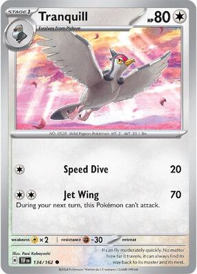 Tranquill card from SV05: Temporal Forces