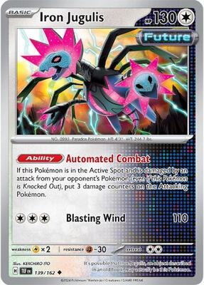 Iron Jugulis card from SV05: Temporal Forces