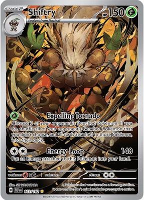 Shiftry - 163/162 card from SV05: Temporal Forces