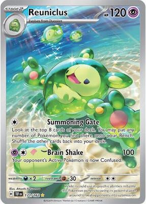 Reuniclus - 171/162 card from SV05: Temporal Forces