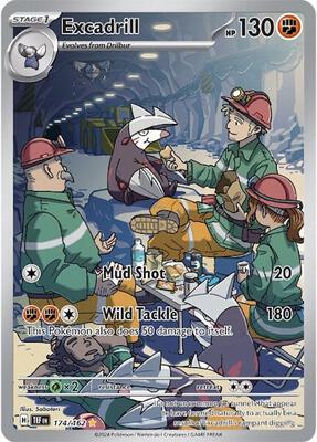 Excadrill - 174/162 card from SV05: Temporal Forces