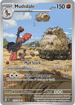 Mudsdale - 175/162 card from SV05: Temporal Forces