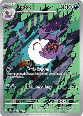 Arbok - 176/162 card from SV05: Temporal Forces