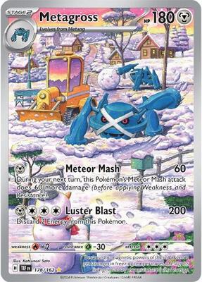 Metagross - 178/162 card from SV05: Temporal Forces