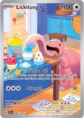 Lickitung - 180/162 card from SV05: Temporal Forces