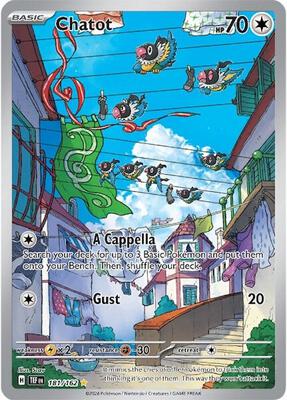 Chatot - 181/162 card from SV05: Temporal Forces