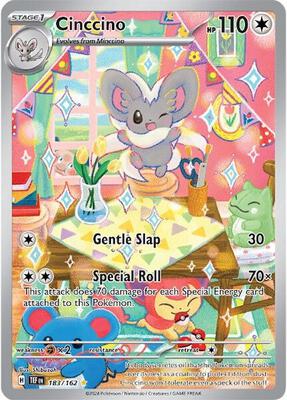 Cinccino - 183/162 card from SV05: Temporal Forces