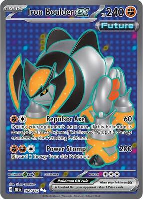 Iron Boulder ex - 192/162 card from SV05: Temporal Forces