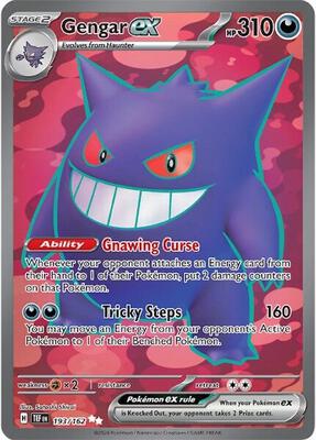 Gengar ex - 193/162 card from SV05: Temporal Forces