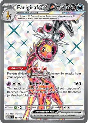 Farigiraf ex - 194/162 card from SV05: Temporal Forces