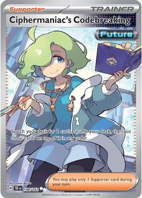 Ciphermaniac's Codebreaking - 198/162 card from SV05: Temporal Forces