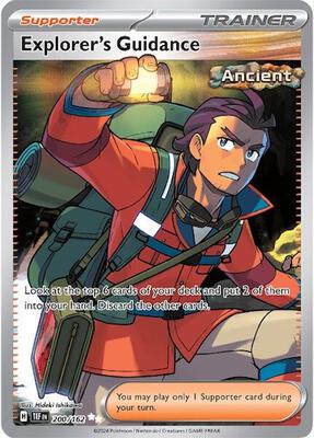 Explorer's Guidance - 200/162 card from SV05: Temporal Forces