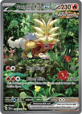 Gouging Fire ex - 204/162 card from SV05: Temporal Forces