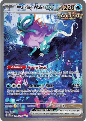 Walking Wake ex - 205/162 card from SV05: Temporal Forces